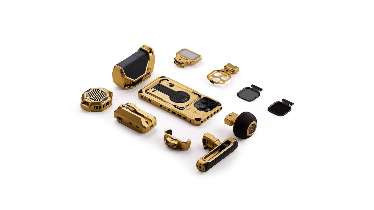 Khronos x On the Roam iPhone 16 Pro/Pro Max Ultimate Kit – Gold