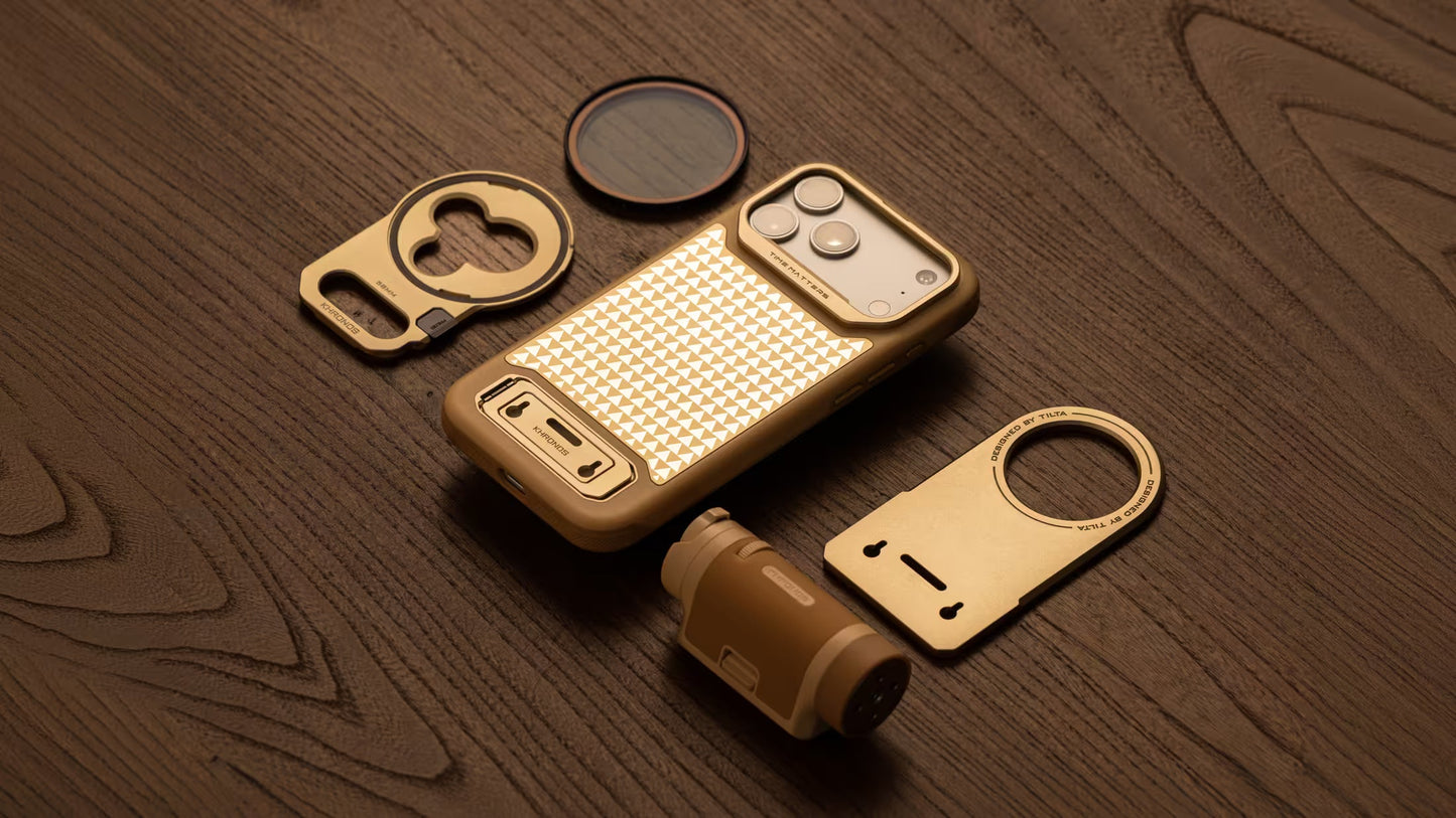 Khronos Lite x On the Roam iPhone 17 Pro Max Creator Kit – Gold